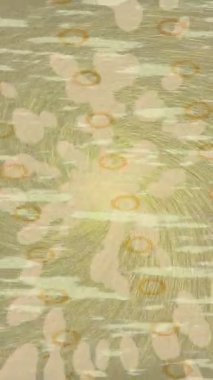 Benzersiz dijital animasyon tarzı grafikleri olan yaratıcı ortam tasarımı için yenilikçi hareket dokusu