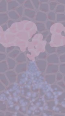 Lüks hareket projeleri için soyut tasarım stili animasyonu olan üst düzey dijital doku