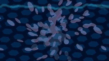 Benzersiz hareket grafikleri tasarım sanatına sahip yaratıcı film üretimi için özet bir arkaplan