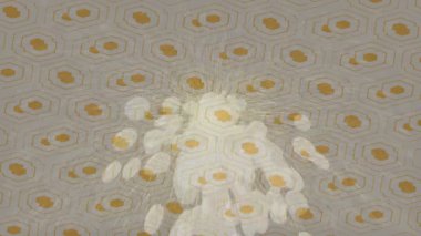 Benzersiz dijital hareket grafiklerine sahip yaratıcı sinematik projeler için yumuşak animasyon yüzeyi