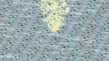 Yaratıcı video düzenleme film tasarımı için benzersiz hareket grafikleri biçimi giriş hareketi video pro