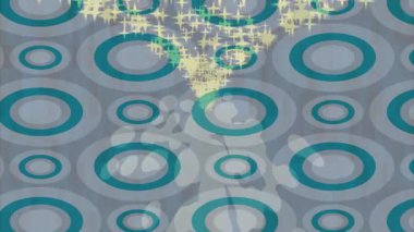 Soyut hareket desenli fütüristik video üretimi için dinamik dijital arkaplan