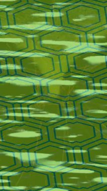 Benzersiz dijital animasyon tarzı grafikleri olan yaratıcı ortam tasarımı için yenilikçi hareket dokusu