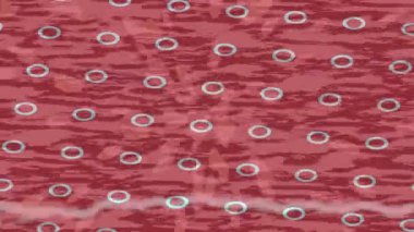 Benzersiz video giriş tasarımı projeleri için detaylı yüzey kalıbı film animasyon stili grafik girişi