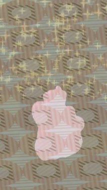 Lüks hareket projeleri için soyut tasarım stili animasyonu olan üst düzey dijital doku