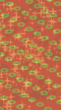 Benzersiz dijital animasyon tarzı grafikleri olan yaratıcı ortam tasarımı için yenilikçi hareket dokusu