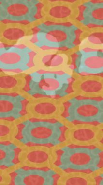 Benzersiz video giriş tasarımı projeleri için detaylı yüzey kalıbı film animasyon stili grafik girişi