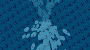 Soyut hareket desenli fütüristik video üretimi için dinamik dijital arkaplan