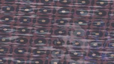 Benzersiz video giriş tasarımı projeleri için detaylı yüzey kalıbı film animasyon stili grafik girişi