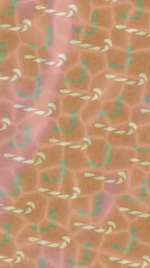 Organik desenli yüzey giriş stili video film sanatı ile soyut arkaplan tasarımı