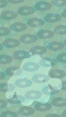 Benzersiz dijital animasyon tarzı grafikleri olan yaratıcı ortam tasarımı için yenilikçi hareket dokusu