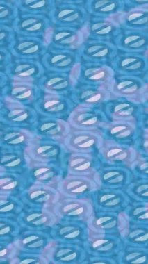 Benzersiz dijital animasyon tarzı grafikleri olan yaratıcı ortam tasarımı için yenilikçi hareket dokusu