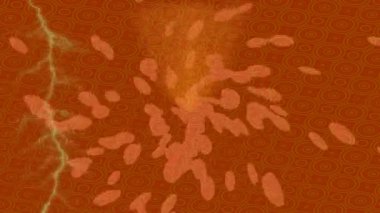 Benzersiz video giriş tasarımı projeleri için detaylı yüzey kalıbı film animasyon stili grafik girişi