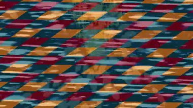 Organik desenli yüzey giriş stili video film sanatı ile soyut arkaplan tasarımı