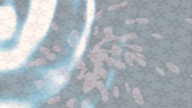 Soyut hareket desenli fütüristik video üretimi için dinamik dijital arkaplan