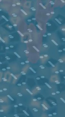 Lüks hareket projeleri için soyut tasarım stili animasyonu olan üst düzey dijital doku