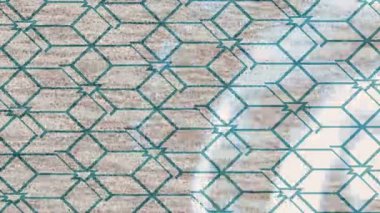 Benzersiz hareket grafikleri tasarım sanatına sahip yaratıcı film üretimi için özet bir arkaplan