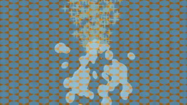 Benzersiz video giriş tasarımı projeleri için detaylı yüzey kalıbı film animasyon stili grafik girişi