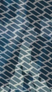 Soyut hareket desenli fütüristik video üretimi için dinamik dijital arkaplan