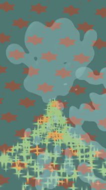 Lüks hareket projeleri için soyut tasarım stili animasyonu olan üst düzey dijital doku