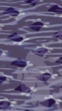 Soyut hareket desenli fütüristik video üretimi için dinamik dijital arkaplan