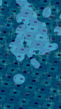 Benzersiz dijital animasyon tarzı grafikleri olan yaratıcı ortam tasarımı için yenilikçi hareket dokusu