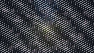 Benzersiz dijital animasyon tarzı grafikleri olan yaratıcı ortam tasarımı için yenilikçi hareket dokusu