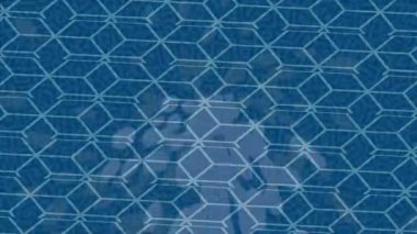 Estetik doku arkaplan tasarımı renkli hareket grafikleri ile moda film giriş profosyoneli