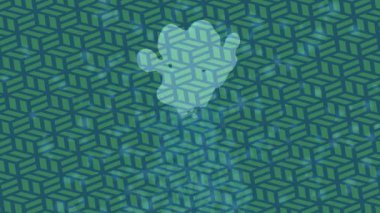 Lüks hareket projeleri için soyut tasarım stili animasyonu olan üst düzey dijital doku