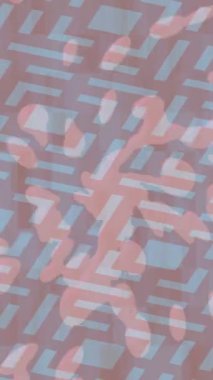 Benzersiz hareket dokusu tasarım sanatı ile profesyonel video düzenleme için modern soyut grafikler