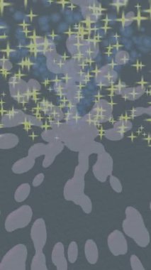 Benzersiz dijital animasyon tarzı grafikleri olan yaratıcı ortam tasarımı için yenilikçi hareket dokusu