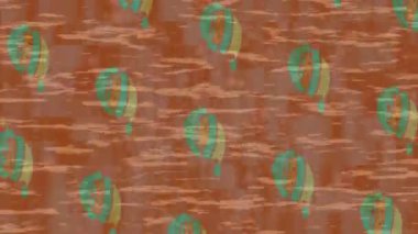 Soyut hareket desenli fütüristik video üretimi için dinamik dijital arkaplan