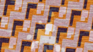 Benzersiz dijital animasyon tarzı grafikleri olan yaratıcı ortam tasarımı için yenilikçi hareket dokusu