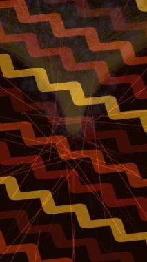 Benzersiz dijital animasyon tarzı grafikleri olan yaratıcı ortam tasarımı için yenilikçi hareket dokusu