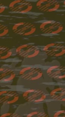 Dijital doku yüzey tasarım biçimi ile modern video animasyonu için gelişmiş hareket grafikleri