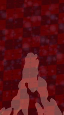 Soyut hareket desenli fütüristik video üretimi için dinamik dijital arkaplan