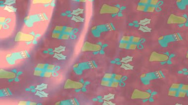 Dijital doku yüzey tasarım biçimi ile modern video animasyonu için gelişmiş hareket grafikleri