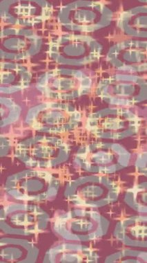 Benzersiz dijital animasyon tarzı grafikleri olan yaratıcı ortam tasarımı için yenilikçi hareket dokusu