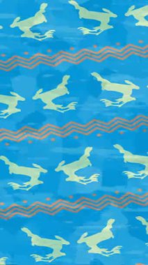 Soyut hareket desenli fütüristik video üretimi için dinamik dijital arkaplan