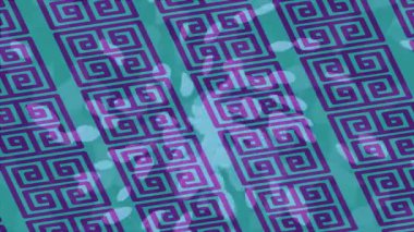 Benzersiz video giriş tasarımı projeleri için detaylı yüzey kalıbı film animasyon stili grafik girişi