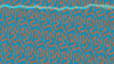 Benzersiz dijital animasyon tarzı grafikleri olan yaratıcı ortam tasarımı için yenilikçi hareket dokusu