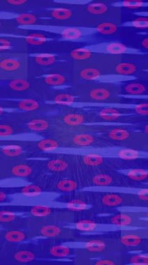 Benzersiz video giriş tasarımı projeleri için detaylı yüzey kalıbı film animasyon stili grafik girişi