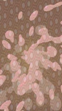 Dijital doku yüzey tasarım biçimi ile modern video animasyonu için gelişmiş hareket grafikleri