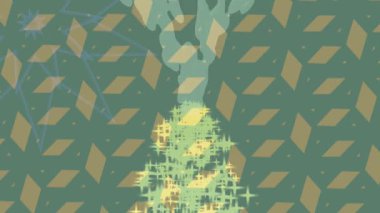 Lüks hareket projeleri için soyut tasarım stili animasyonu olan üst düzey dijital doku