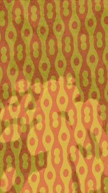 Benzersiz video giriş tasarımı projeleri için detaylı yüzey kalıbı film animasyon stili grafik girişi