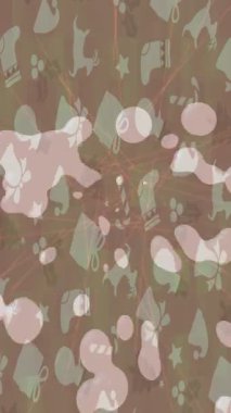 Organik desenli yüzey giriş stili video film sanatı ile soyut arkaplan tasarımı