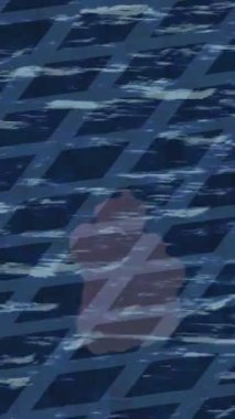 Benzersiz video giriş tasarımı projeleri için detaylı yüzey kalıbı film animasyon stili grafik girişi