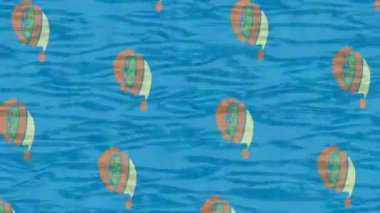 Lüks hareket projeleri için soyut tasarım stili animasyonu olan üst düzey dijital doku