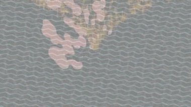 Dijital doku yüzey tasarım biçimi ile modern video animasyonu için gelişmiş hareket grafikleri