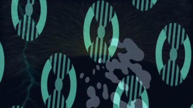 Dijital doku yüzey tasarım biçimi ile modern video animasyonu için gelişmiş hareket grafikleri